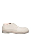 Marsèll Woman Lace-up Shoes Off White Size 8 Leather In White