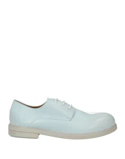 Marsèll Woman Lace-up Shoes Sky Blue Size 7 Calfskin