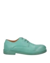 Marsèll Woman Lace-up Shoes Turquoise Size 6 Calfskin In Blue