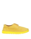 Marsèll Woman Lace-up Shoes Yellow Size 6 Leather In Yellow