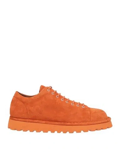 Marsèll Woman Lace-up Shoes Orange Size 6 Calfskin