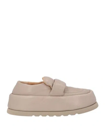 Marsèll Woman Loafers Light Grey Size 10 Leather In Neutral