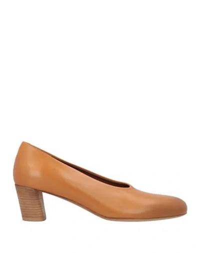 Marsèll Woman Pumps Tan Size 8 Calfskin In Brown