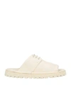 Marsèll Woman Sandals Ivory Size 6 Leather In Black
