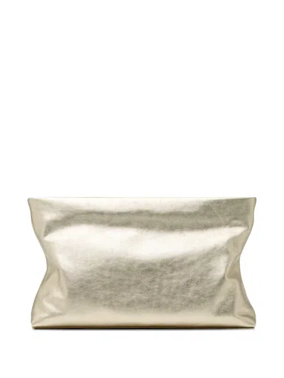 Marsèll Zip-fastening Clutch Bag In Metallic