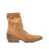 Marsèll Round-toe Ankle Boots In Brown