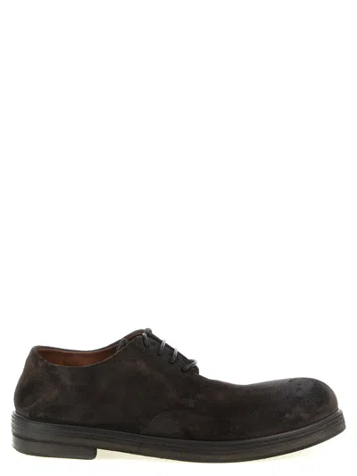 Marsèll Zucca Zeppa Derby Shoes Round Toe Rubber Sole In Multi