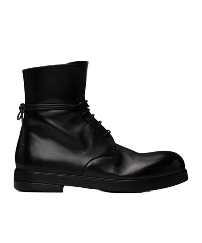 Marsèll Zucca Zeppa Military Boots In Black