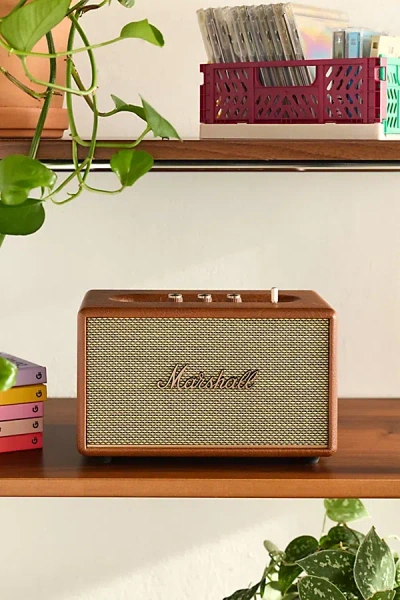 Marshall Acton Iii Bluetooth Speaker In Brown At Urban Outfitters