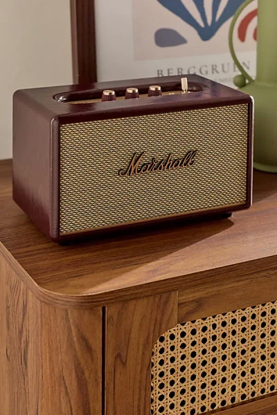 Marshall Acton Iii Bluetooth Speaker In Dark Red At Urban Outfitters