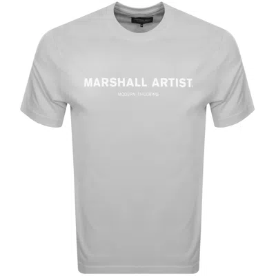 Marshall Artist Coastal Erosion T Shirt Grey In Gray