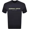 Marshall Artist Coastal Erosion T Shirt Navy In Navy