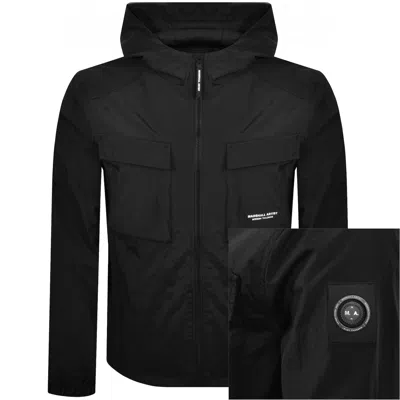 Marshall Artist Crux Hooded Overshirt Black