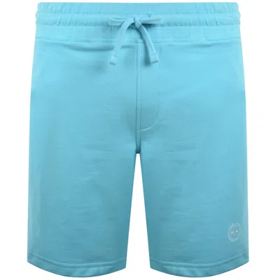 Marshall Artist Delta Print Logo Shorts Blue