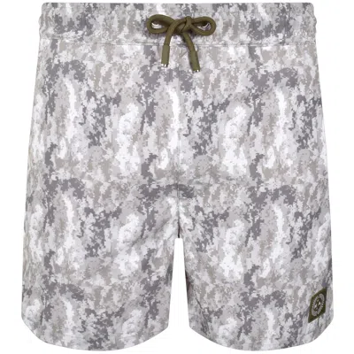 Marshall Artist Erosion Swim Shorts Camo In Gray
