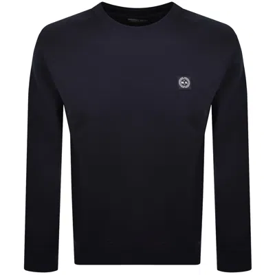 Marshall Artist Foundation Sweatshirt Navy In Blue