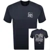 Marshall Artist Hawaii T Shirt Navy In Blue