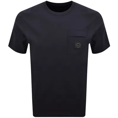 Marshall Artist Kyoto Pocket T Shirt Navy