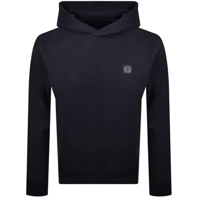 Marshall Artist Marchio Oth Hoodie Navy In Blue