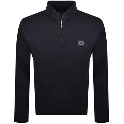 Marshall Artist Marchio Sweatshirt Navy In Blue