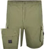 Marshall Artist Micro Cargo Shorts Khaki In Green