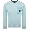 MARSHALL ARTIST MARSHALL ARTIST NEVADO CREW NECK SWEATSHIRT BLUE