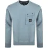 Marshall Artist Proccera Sweatshirt Steel Blue In Blue