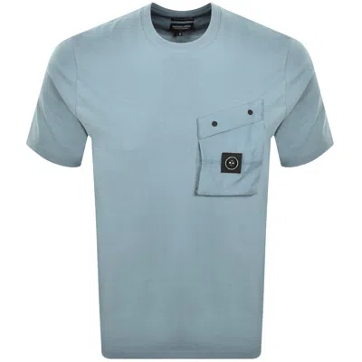 Marshall Artist Proccera T Shirt Steel Blue