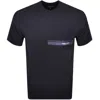 Marshall Artist Seafield T Shirt Navy In Blue
