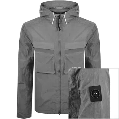 Marshall Artist Sicuro Hooded Overshirt Grey In Gray