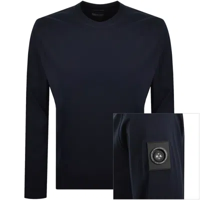 Marshall Artist Siren Long Sleeve T Shirt Navy In Blue