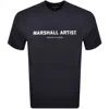 Marshall Artist Stampa T Shirt Navy In Blue