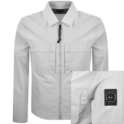 Marshall Artist Stratton Overshirt Grey In Gray