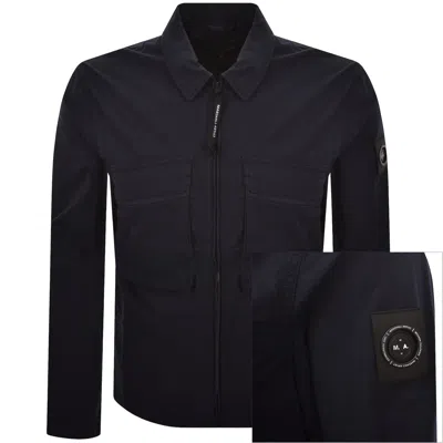 Marshall Artist Terrain Overshirt Navy In Black