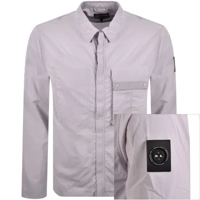 Marshall Artist Woodvale Overshirt Lilac In Purple