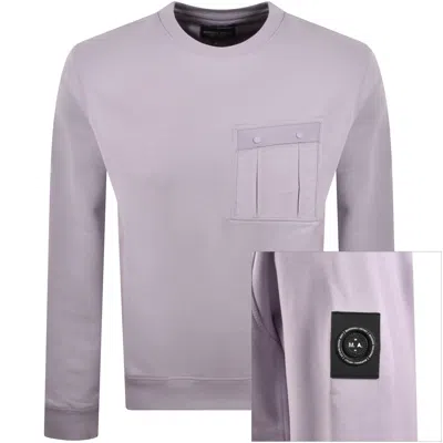 Marshall Artist Woodvale Sweatshirt Lilac In Purple