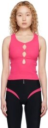 Marshall Columbia Pink Slash Tank Top In Fuchsia