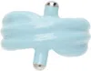 Marshall Columbia Ssense Exclusive Blue Alan Crocetti Edition Double Knot Ring In Blue