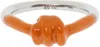 Marshall Columbia Ssense Exclusive Orange Alan Crocetti Edition Knot Ring In Orange