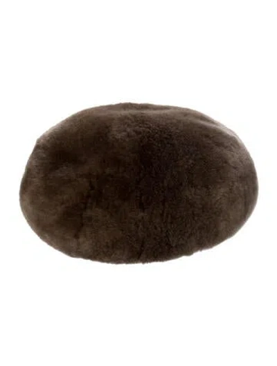 Pre-owned Marshall Field & Company Fur Hat In Brown