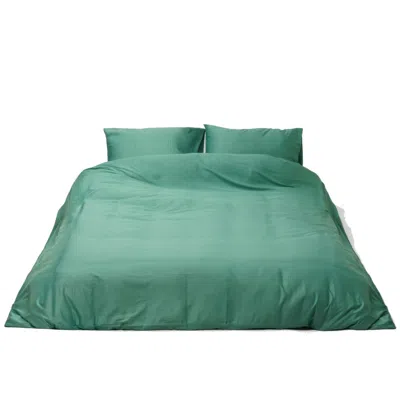 Marshmellow Fabrics Duvet Cover Set - 300 Threads Sateen- Green