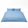 Marshmellow Fabrics Duvet Cover Set- 200 Threads Percale- Blue In Blue
