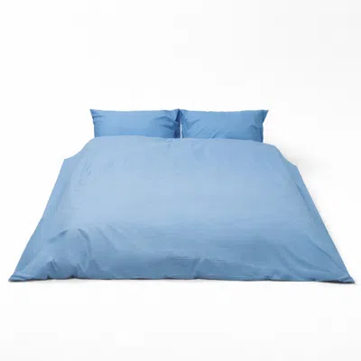 Marshmellow Fabrics Duvet Cover Set- 200 Threads Percale- Blue