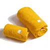 Marshmellow Fabrics Set Of Heavyweight Bath Towel- Yellow In Yellow