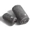 Marshmellow Fabrics Set Of Heavyweight Bath Towels- Grey In Gray