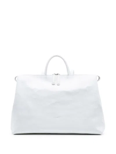 Marsèll 4 In Orizzontale Leather Tote Bag In White