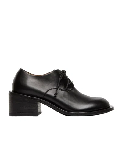 Marsèll 60mm Block-heel Lace-up Shpes In Black