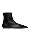 Marsèll Flat Leather Boots In Black