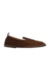 Marsèll Almond Head Flat Shoes In Brown
