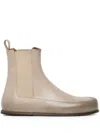 Marsèll Ankle Leather Boots In Neutrals